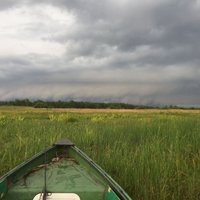 Foto: Makšķernieka novērotais negaiss virs Liepājas ezera