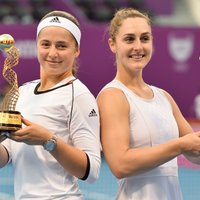 Алена Остапенко в паре с канадкой взяла титул на престижном турнире в Дохе