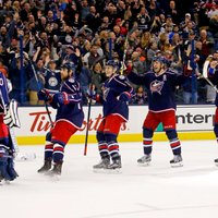 Kolambusas 'Blue Jackets' sasniedz kluba uzvaru sērijas rekordu NHL