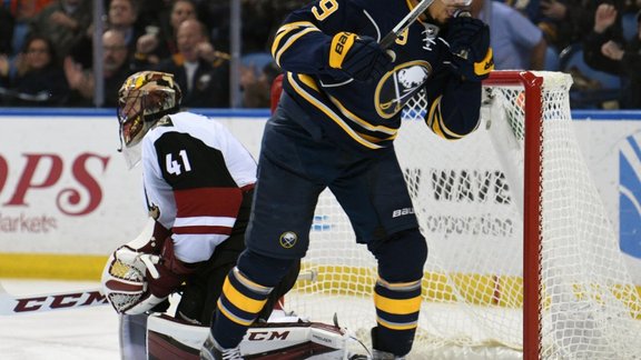 Buffalo Sabres left winger Evander Kane,