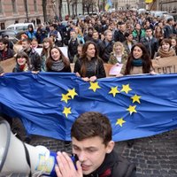 Киев: сторонники евроинтеграции вышли на "Евромайдан"