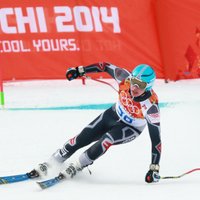 Kalnu slēpotājs Rode nesasniedz finišu Olimpiādes supergiganta sacensībās