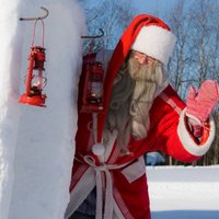 Foto: Ciemos pie Ziemassvētku vecīša Somijā