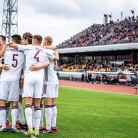 Uldriķa un Savaļnieka sadarbība nokārto Latvijas izlases uzvaru