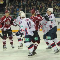 Rīgas 'Dinamo' atspēlējas un 'bullīšos' uzvar Skudras 'Torpedo'