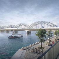 Начато строительство нового железнодорожного моста Rail Baltica; денег хватает только на часть проекта