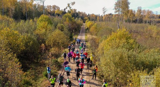 Oktobrī risināsies dubultmaratons 'Taisnais' no Sauriešiem līdz Ērgļiem