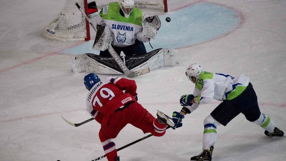 Hokejs, pasaules čempionāts: Čehija - Slovēnija