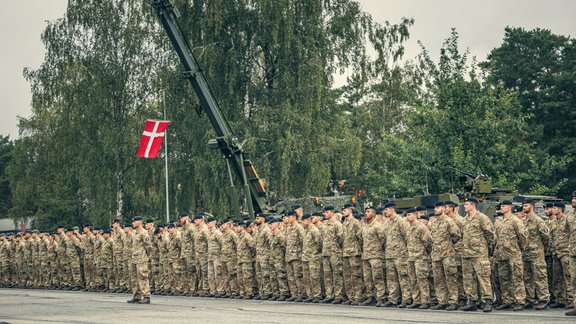 Dānijas bataljons pievienojas NATO daudznacionālajai brigādei Latvijā