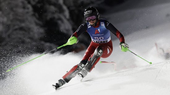 Ģērmane Austrijā nefinišē Pasaules kausa sacensībās slalomā