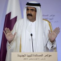 Kataras emīrs aicina uz arābu valstu militāro intervenci Sīrijā
