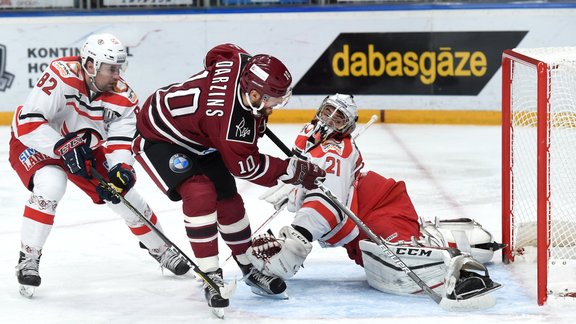 Hokejs, KHL: Rīgas Dinamo - Jekaterinburgas Avtomobilist - 14