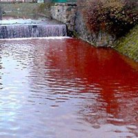 Slovākijas upē ūdens vietā sākušas tecēt asinis