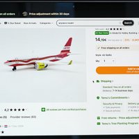 Ķīnas "Temu" dažu dienu laikā atrisina viltoto "airBaltic" lidmodeļu problēmu