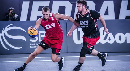 'Rīgas' 3x3 basketbolisti uzvar abās spēlēs un Rijādas "Masters' turnīrā iekļūst ceturtdaļfinālā