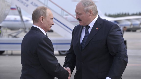 Putin and Lukashenko