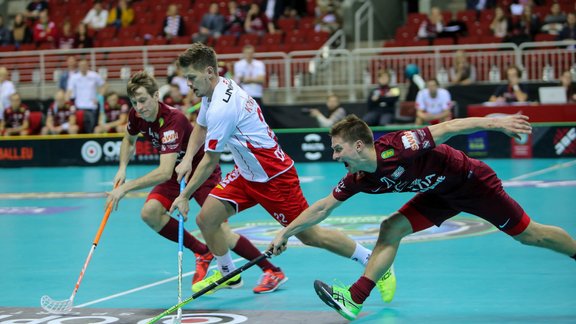 Florbols, pasaules čempionāts Rīgā: Latvija - Dānija - 16