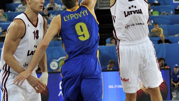 EČ basketbolā: Latvija - Ukraina - 37