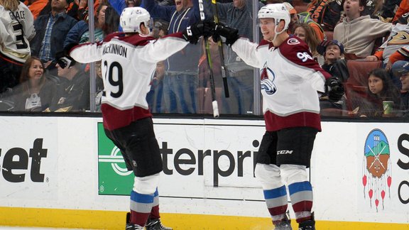 Mikko Rantanen and Nathan MacKinnon 