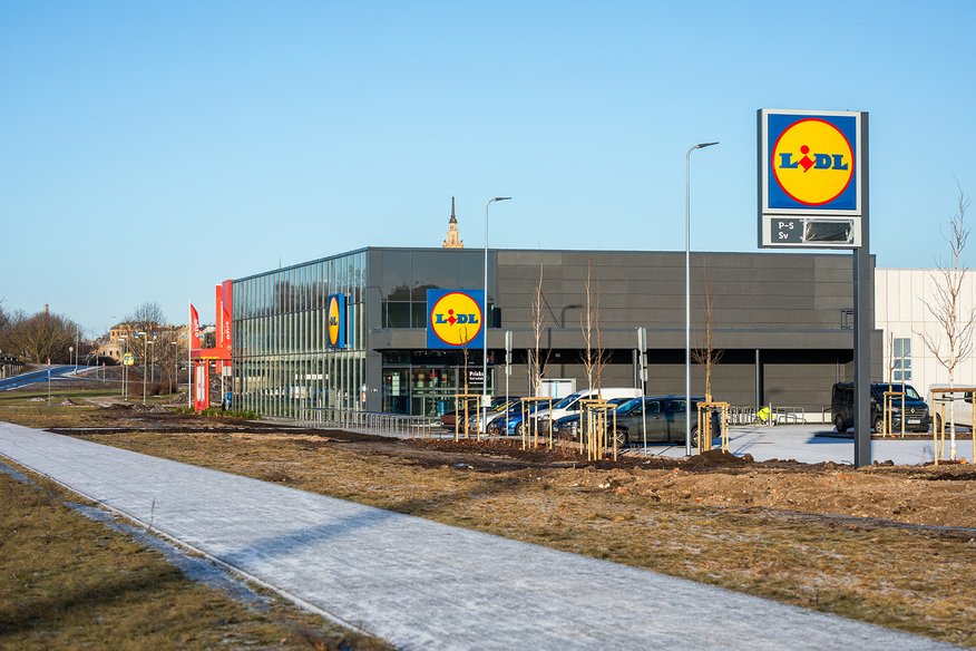 Свой 30-й магазин в Латвии Lidl откроет на улице Краста
