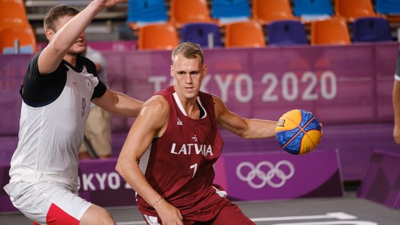 Tokijas olimpiskās spēles, 3x3 basketbols: Latvija - KOK - 7