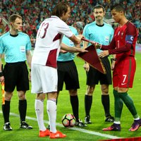 Latvijas futbolisti Rīgā uzņem Ronaldu un Eiropas čempioni Portugāli