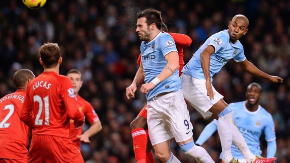 Álvaro Negredo (Man City -Liverpool)