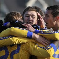 Foto: Latvijas čempioni FK 'Ventspils' jauno virslīgas sezonu iesāk ar uzvaru