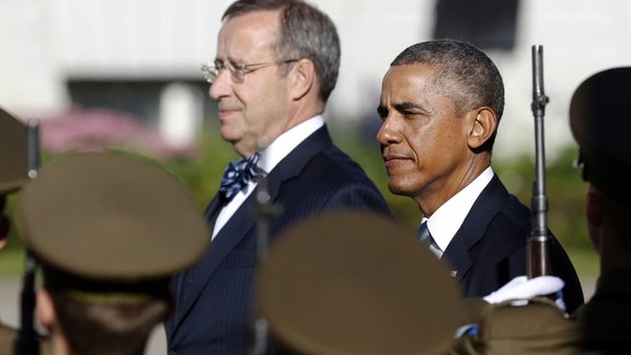 Hendrik Ilves and Obama