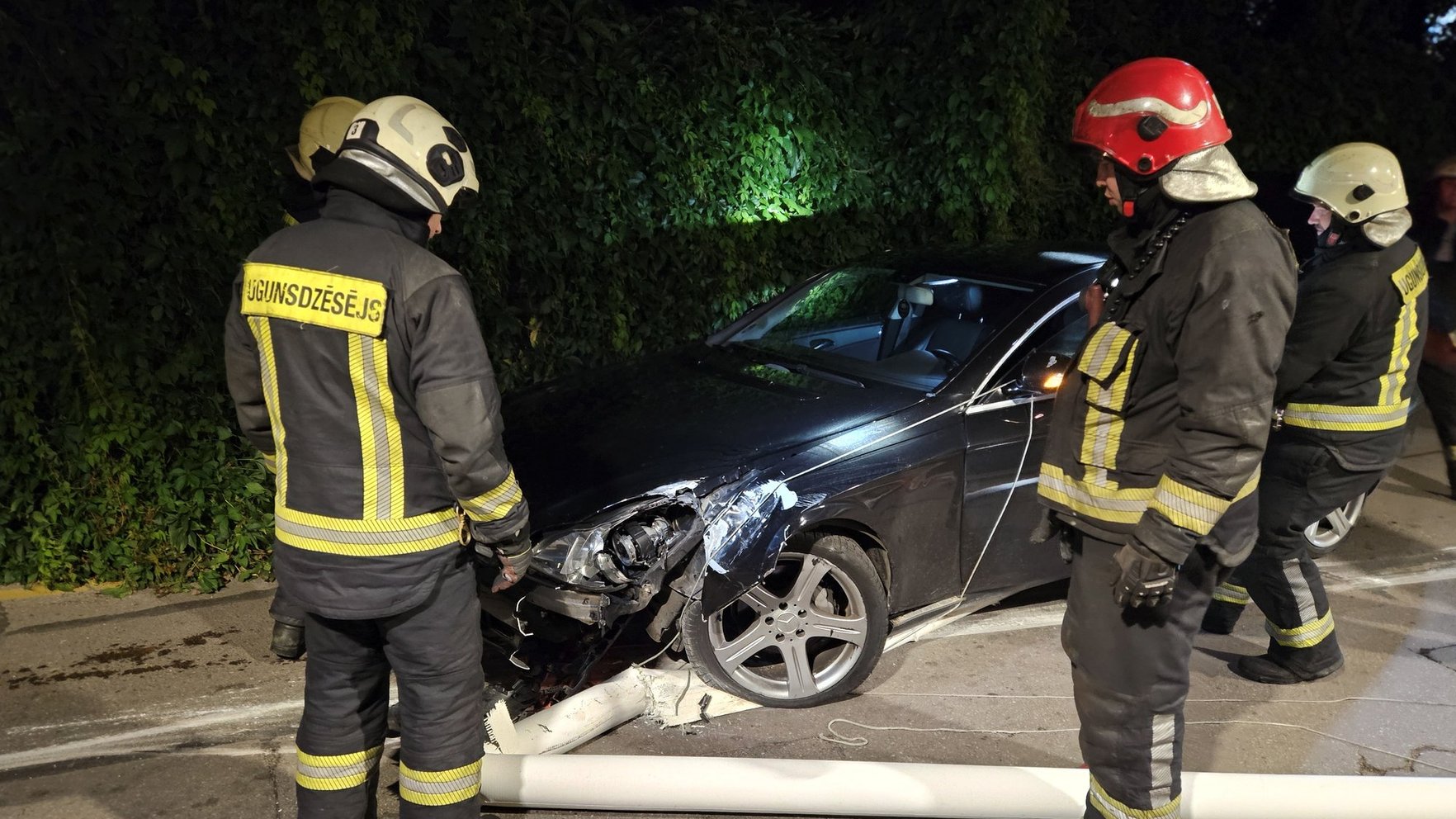 Drunk Foreign National Crashes Car into Riga Gas Station
