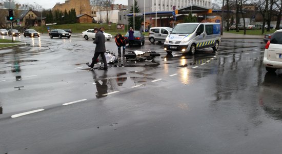 Par liktenīgu gandrīz izvēršas kāda motociklista brauciens