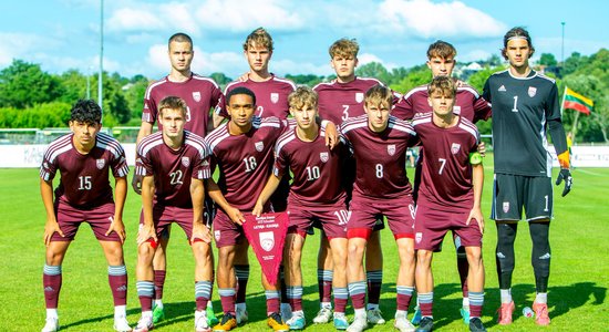 Latvijas U-19 futbola izlase iegūst Baltijas kausu