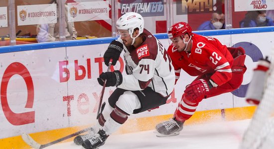 Rīgas 'Dinamo' Čerepovecā noslēdz sezonas otro izbraukumu