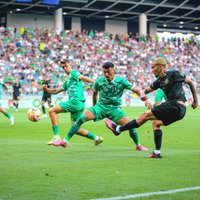 'Valmiera' UEFA Čempionu līgā debitē ar blāvu sniegumu un cerīgu zaudējumu Slovēnijā