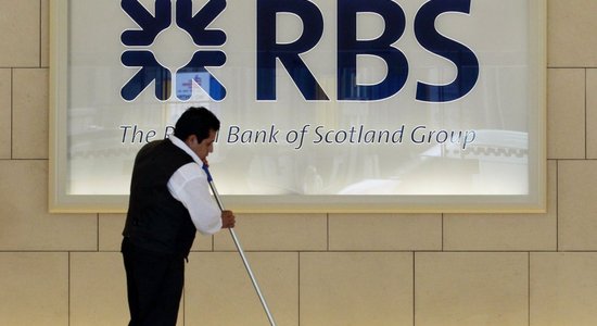 Globālās krīzes skartā 'Royal Bank of Scotland' piedzīvo pamatīgus zaudējumus