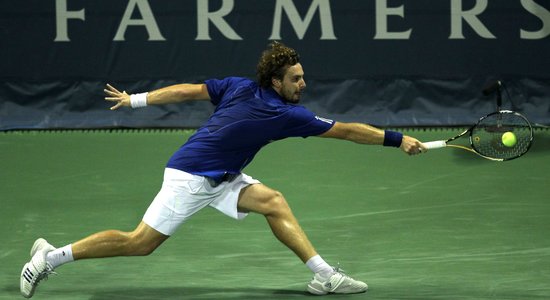 Gulbis ATP rangā atguvis trīs pozīcijas; Sevastova jau izkritusi no otrā simta