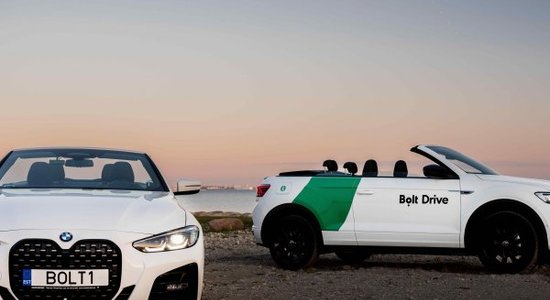 ФОТО: Bolt Drive расширяет свой латвийский автопарк новыми кабриолетами и фургонами