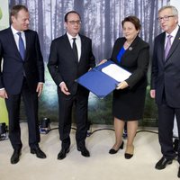 Premjere Olandam pasniedz dokumentu par Latvijas ieguldījumu klimata pārmaiņu kontrolē
