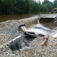 Plūdu skarto ceļu sakārtošanai Latgalē nepieciešams miljons eiro
