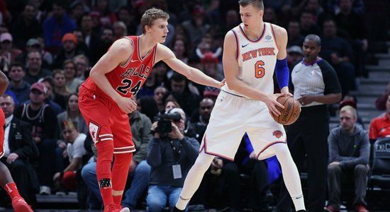 Porziņģis netrāpa izšķirošo metienu un 'Knicks' piekāpjas NBA pēdējā vietā esošajai 'Bulls'