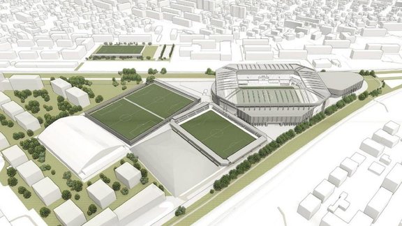 A. Le Coq Arena paplašināšanās projekts