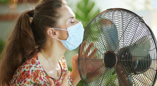 Veikalos izķer ventilatorus un kondicionierus