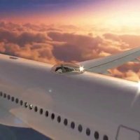 Stikla kabīne uz lidmašīnas jumta ļaus izbaudīt 360 grādu skatu virs mākoņiem
