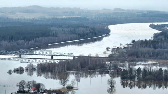 Из-за изменения климата реки в Латвии становятся менее предсказуемыми