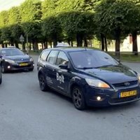 Video: Taksometru vadītāju protesta akcija Rīgas ielās