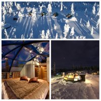 Ideāla vieta ziemas miegam: Somijas luksusa iglu viesnīca zvaigžņu un ziemeļblāzmas vērošanai