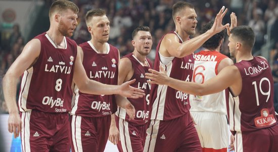 Latvijas basketbola izlase uzvar 'Sporta Avīzes' aptaujā par 2022. gada Latvijas labākajiem sportistiem