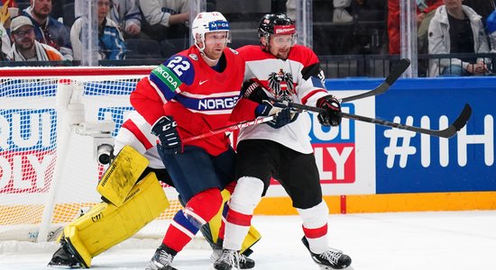 PČ hokejā: Norvēģija – Austrija, ASV – Kazahstāna. Teksta tiešraide