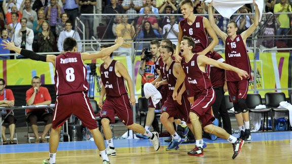 EČ basketbolā U-18 izlasēm: Latvija - Lietuva - 7