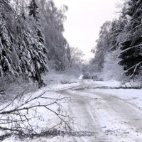 Sniegs vietām apgrūtina braukšanu pa valsts galvenajiem un reģionālajiem autoceļiem